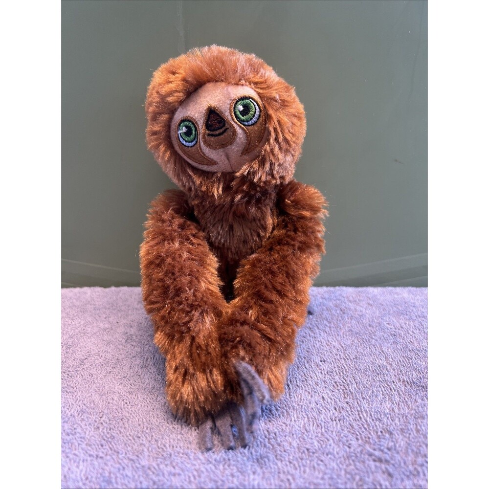 DreamWorks The Croods Belt Plush Brown Sloth Mini Stuffed Animal 2013